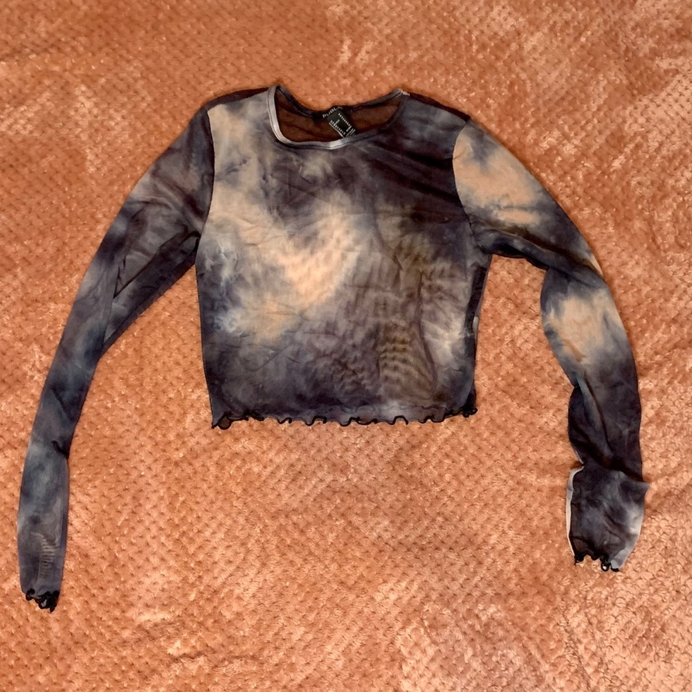 Sheer crop top